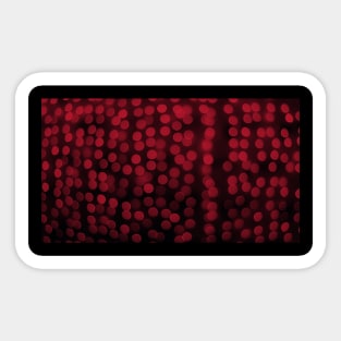 Red Dots spark Sticker